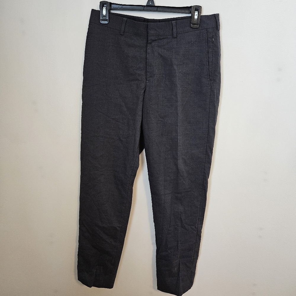 Nordstrom Pants Dark Gray Trim Fit 30w Classic Business casual Formal